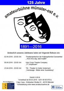 Gastspiel-Flyer